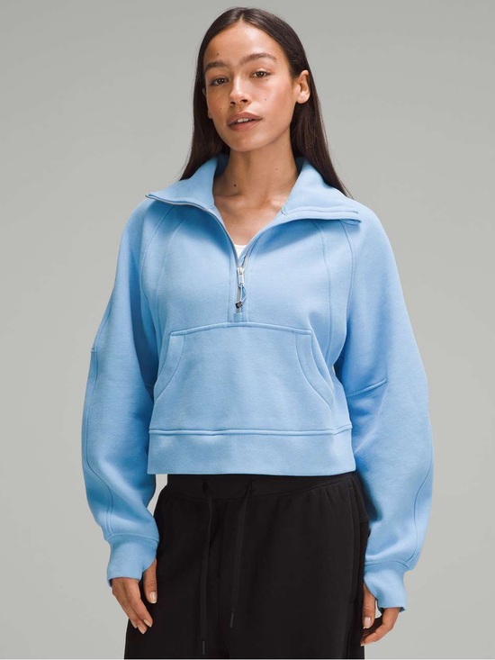 lululemon athletica Tops - Lululemon Scuba Oversized Funnel-Neck Half Zip
